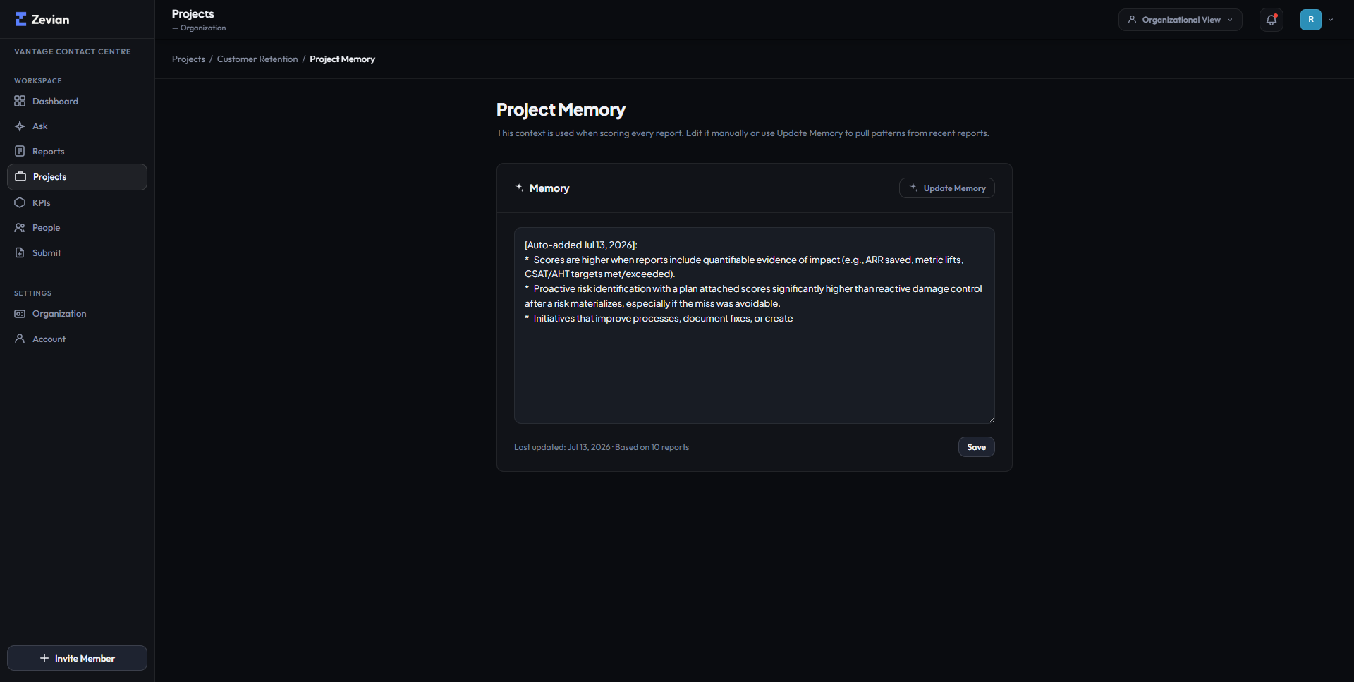 Project Memory